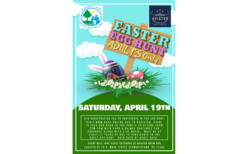 Adult Egg Hunt at Aviator Brew Hub